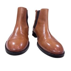 Banana‎ Republic Leather Chelsea Boots Elastic Sides Pull-On Tan Men's Size 10